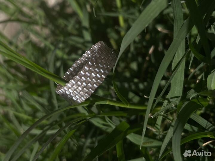 Серьги и кольцо из бисера