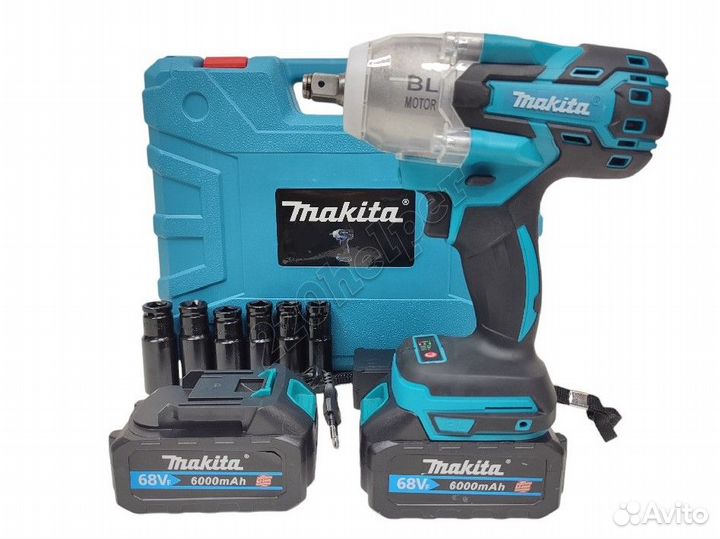 Гайковёрт Makita 1000N грузовой +ударные головки м