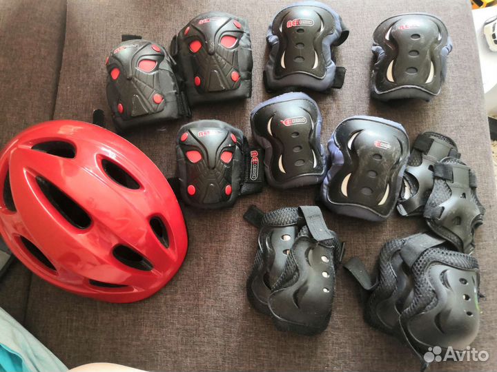Шлем и защита для роликов