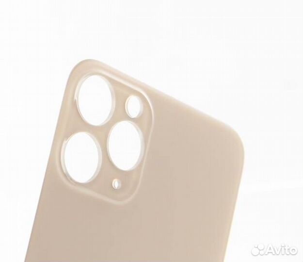 Задняя крышка для iPhone 11 Pro Золото (Стеклянная