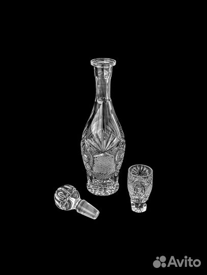 Хрустальный сервиз Татьяна для спиртных напитков
