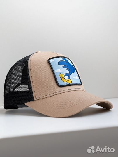 Кепка с принтом сетчатая