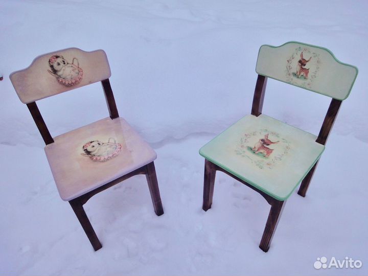 Детские стульчики прочные (Ручная работа)