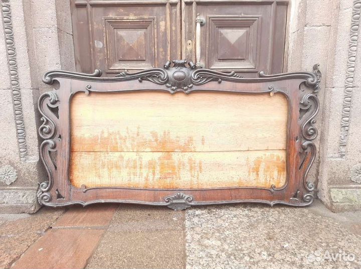 Старинное Антиикварное Огромное Настенное Зеркало