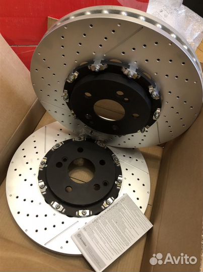 Диски тормозные AMG S63 S65 Мерседес новые 390mm