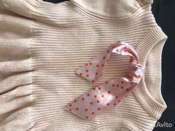 Вязанное платье для девочки Корея