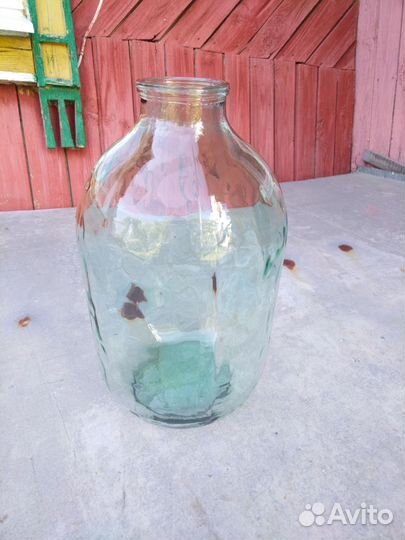 Бутыль стеклянная