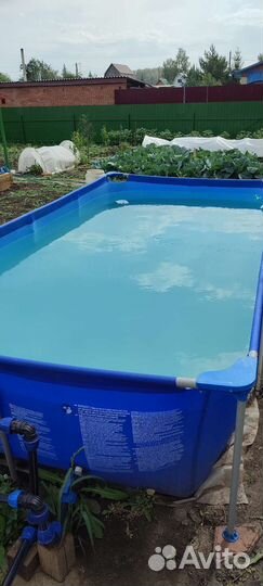 Прямоугольный каркасный бассейн 400/211/76