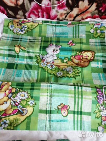 Белье постельное 100 хлопок (бязь)для детей