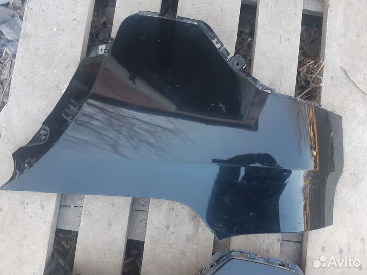 Накладка на задний бампер bmw e70