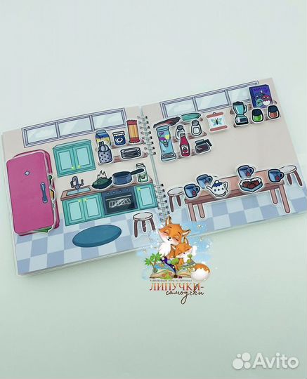 Альбом на липучках «Домик для Тока Бока»