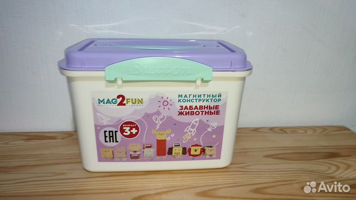 Магнитный конструктор MAG2FUN Забавные животные