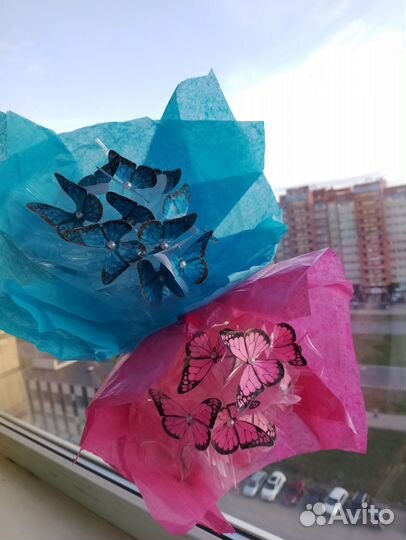 Букеты из бабочек