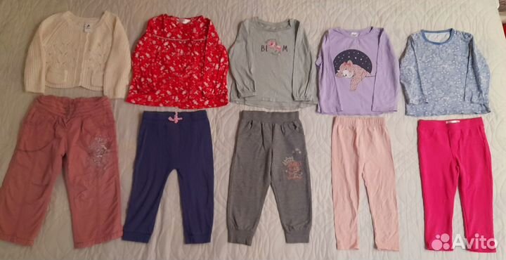 Пакет вещей на девочку р. 92-98