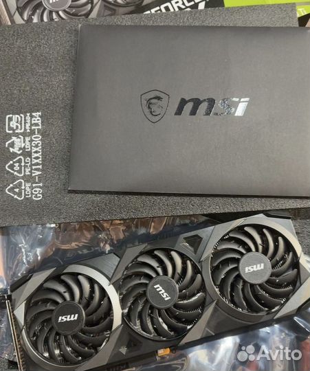 Видеокарта MSI GeForce RTX 3060 Ti ventus 3X OC