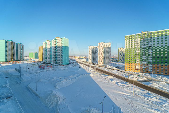 2-к. квартира, 45,5 м², 6/16 эт.