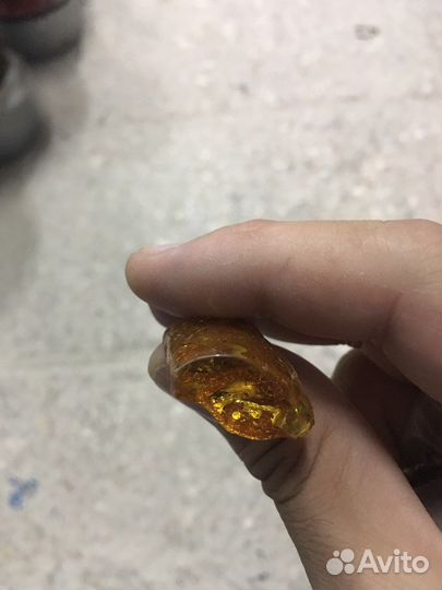 Янтарь с инклюзом
