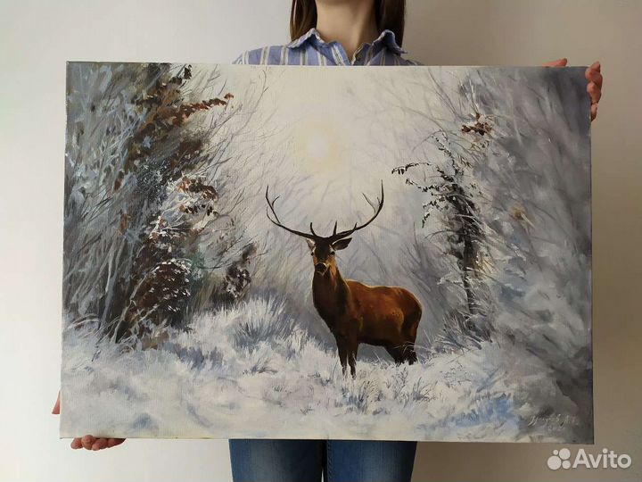 Картины маслом 3 шт