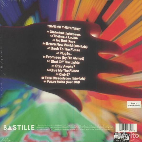 Bastille–Give Me The Future LP (orange) EU