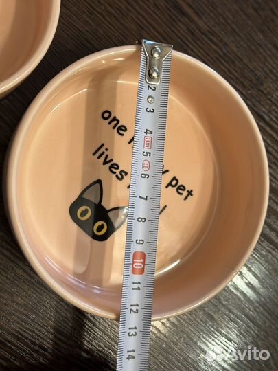 Керамическая миска для кошки Набор 2 шт