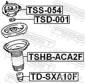 Опора переднего амортизатора (toyota RAV4 SXA1#