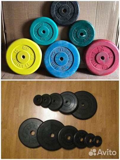 Блины для штанг и гантелей