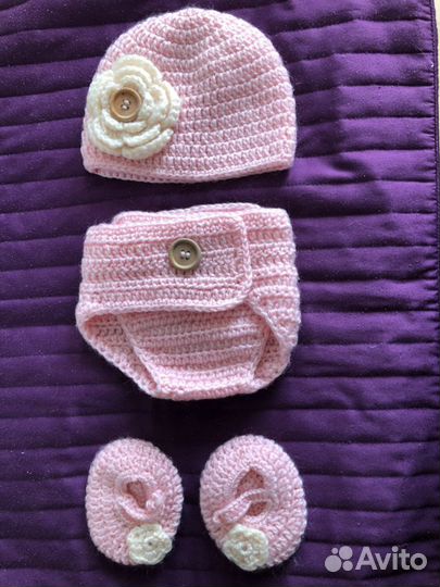 Комплект для фотосессии новорожденной девочки