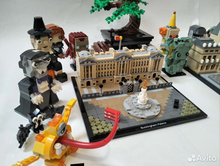 Архитектура Lego Лувр и Букингемский дворец