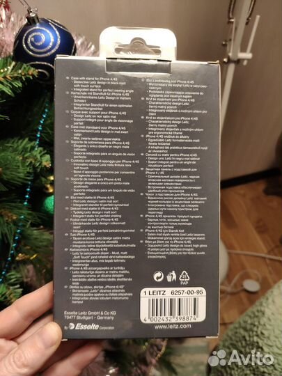 Чехол с подставкой для iPhone 4/4S Leitz Complete