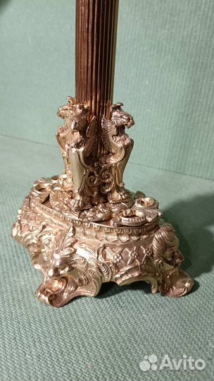 Канделябр латунь