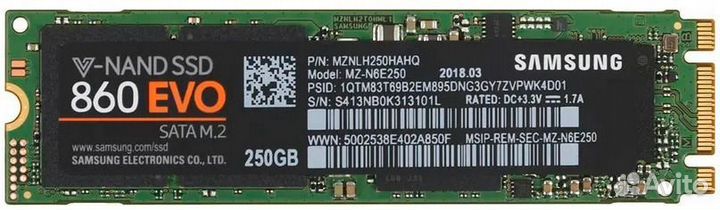 SSD накопитель Samsung 860 EVO