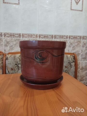 Горшок для цветов,керамика,большой