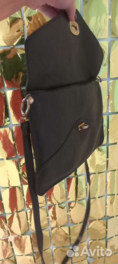 Клатч винтажный Италия 2000-е г. С крестами/сумка