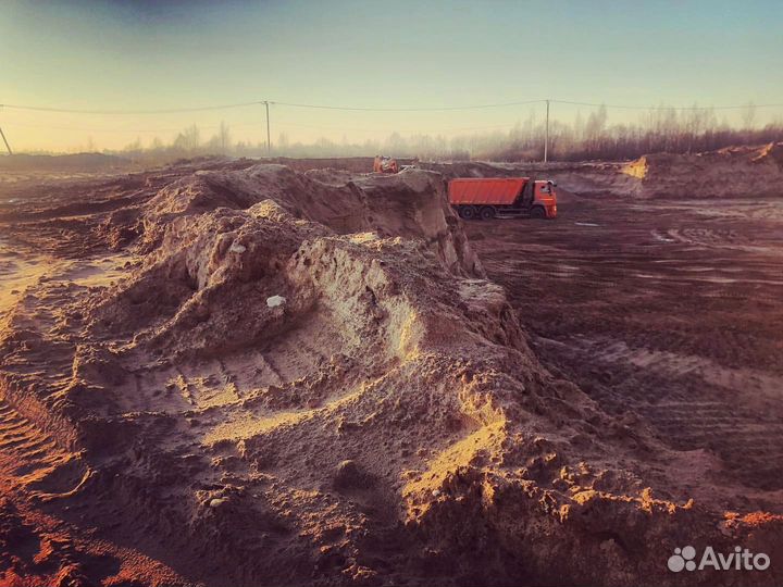 Песок карьерный