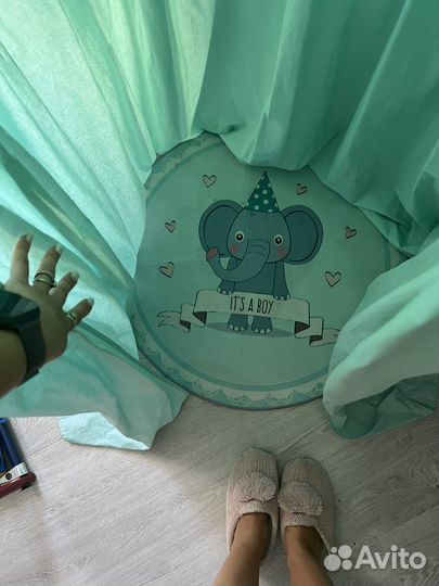 Балдахин домик детский с ковриком