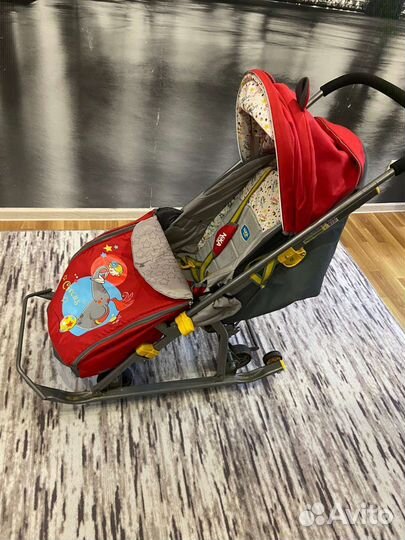 Санки-коляска nika