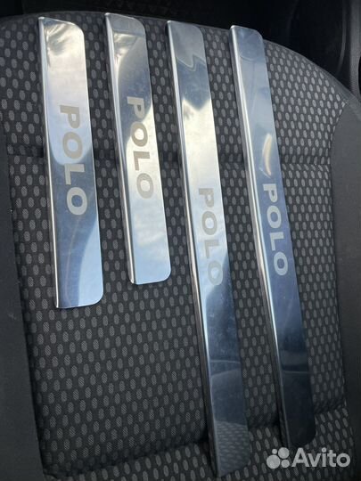 Накладки на пороги volkswagen polo