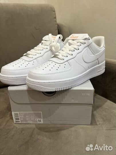 Белые Кроссовки Nike Air Force 1