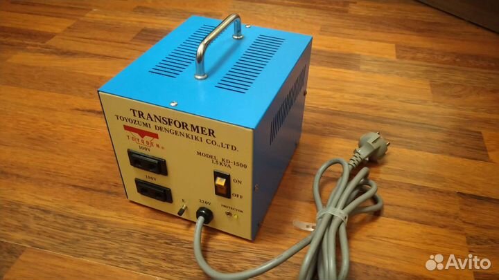 Понижающий трансформатор toyozumi KD-1500 1,5KVA