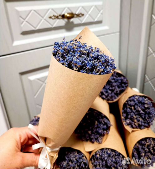 Букет лаванды сухоцветы лаванда подарок