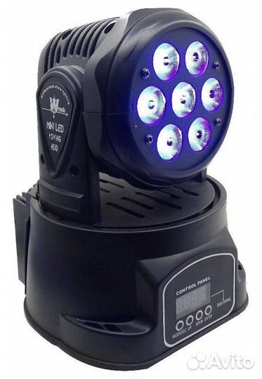 Головы LED 8шт Wash Rgbw Mic DMX Strob Светомузыка