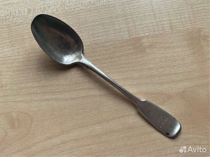 Ложка чайная серебро 84 проба 1869г