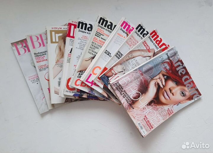 Журналы Brides, Marie Claire, Instyle