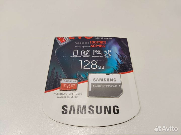 Карта Micro 128 GB Samsung class 10 uhs-1