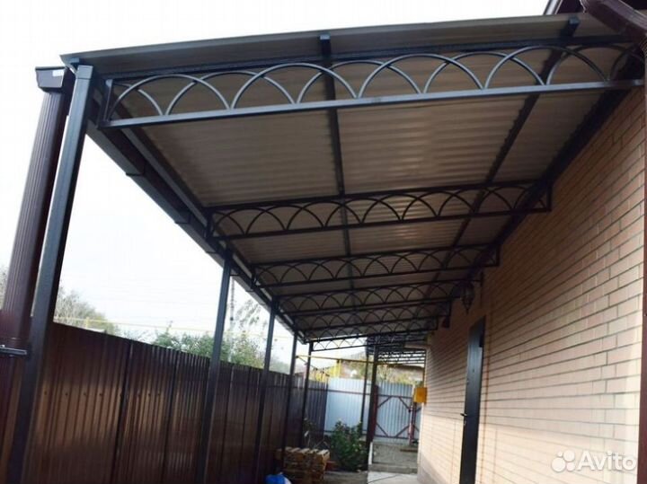 Навес под ключ