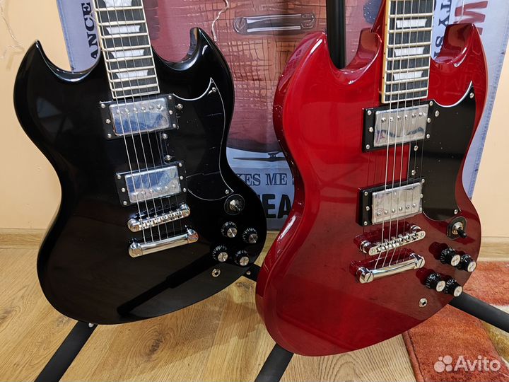 Leo jaymz новая электрогитара копия Gibson sg