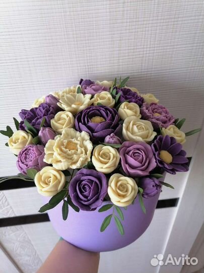 Шоколадный букет из роз. Необычный подарок. Букет