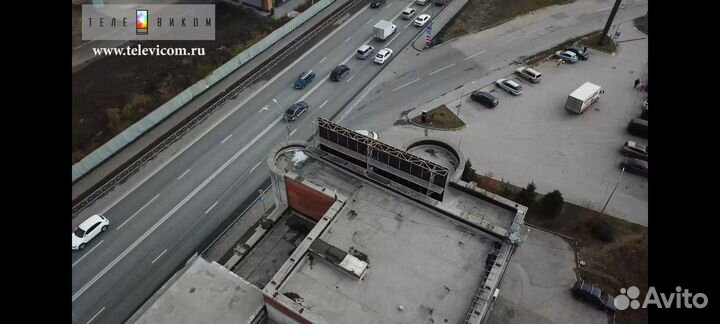 LED Экран на крыше