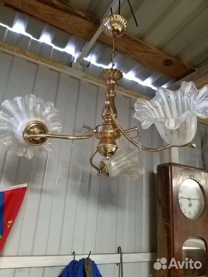 Люстра потолочная бу