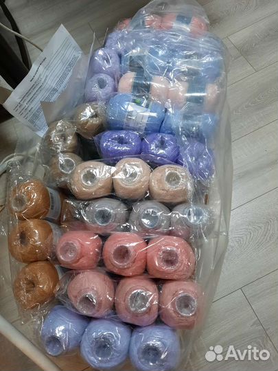 Пряжа пух норки